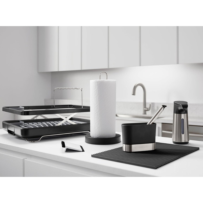 Kohler K-8624-0 Kitchen Scraper, Silicone and Nylon, Heat-Resistant, White and Anthracite, One Size