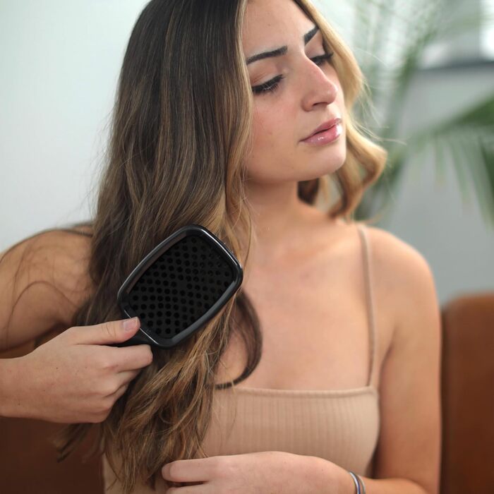 Щітка для розплутування волосся FHI Heat Unbrush, для мокрого та сухого волосся, чорна