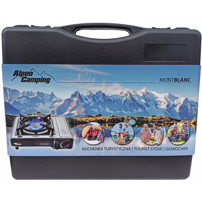 Портативна туристична плитка Alpen Camping Mont Blanc