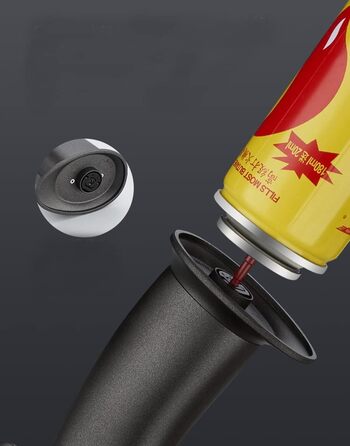 Кулінарний пальник-газовий обпалювач ibforcty, багаторазовий кухонний пальник з регулюванням полум'я та замком безпеки для десертів, крем-брюле та BBQ, чорний