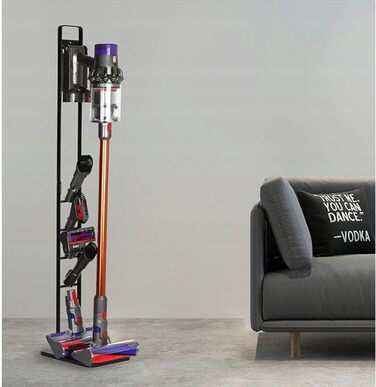 Підставка для пилососів Dyson – універсальна, 127 см, без свердління, з металевою основою