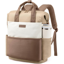 LOVEVOOK Рюкзак для жінок з відділенням для ноутбука 15.6 дюймів, шкільний, для подорожей, університету, бізнесу, водонепроникний, 15.6', хакі