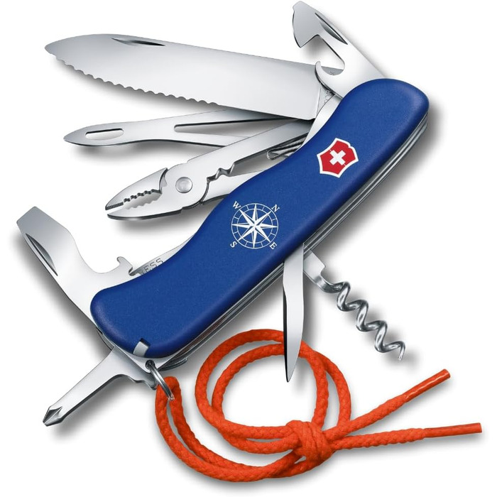 Ніж VICTORINOX Skipper – багатофункціональний складаний ніж, Swiss Made, блакитний
