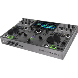 Denon DJ PRIME GO+ - Портативний DJ контролер та мікшер з розділенням STEM, 2 деки, Wi-Fi, Bluetooth, керування світлом, 7