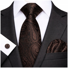 Широка краватка Luvu, коричнева