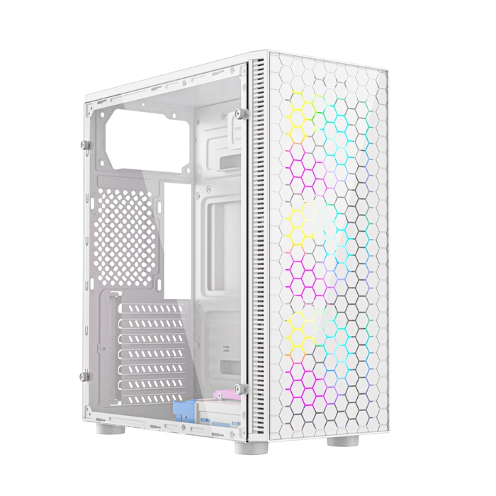 Корпус Gembird CCC-FC-500W Midi Tower, білий
