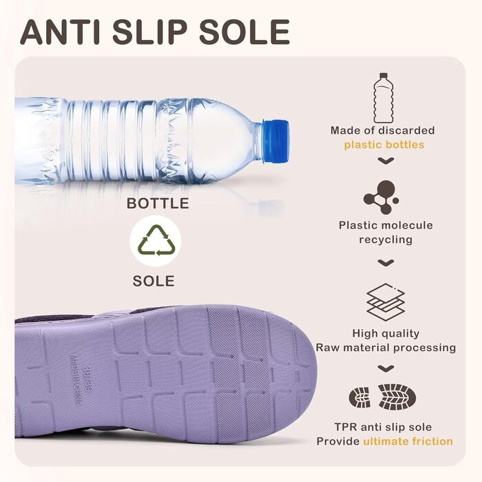 Тапочки для дому жіночі теплі з меморі-піною зимові, розмір 36-43 EU, м'ятно-зелені (42/43 EU, фіолетові)