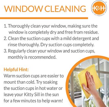Кіттензіл K&H 779092 EZ Easy Window Mount - Двоярусне ліжко для котів на вікно