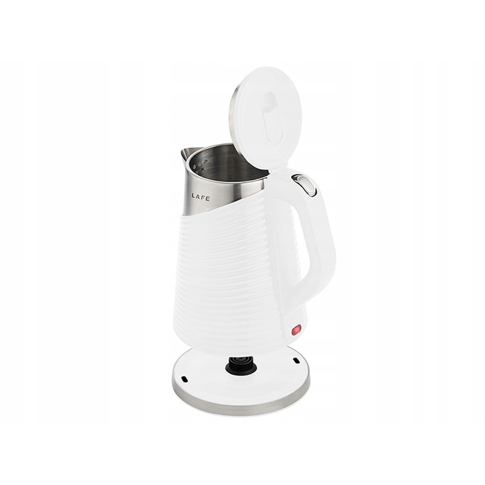 Електричний чайник Lafe Elegant White, 1800 Вт, 1,8 л, білий