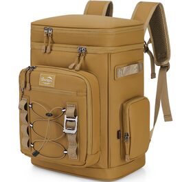 Терморюкзак Kühlrucksack 30л, Водонепроникний Рюкзак-Холодильник для Пікніка, Пляжу, Походів, Кемпінгу (Жовтий)