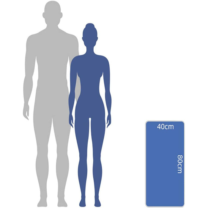 Рушники з мікрофібри для пляжу, сауни, фітнесу, йоги (2 шт. 180x80см + 80x40см)