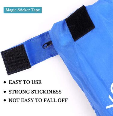 Сплячий мішок для дорослих та дітей – легкий, водонепроникний, зручний для весни, літа, осені – піші прогулянки, подорожі, кемпінг (королівський синій)