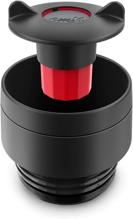 Термокружка Emsa N20220 Travel Mug Classic, 0.5 л, нержавіюча сталь, чорна, з кришкою Comfort-Verschluss, 6 год гаряча, 12 год холодна, 100% герметична, для подорожей