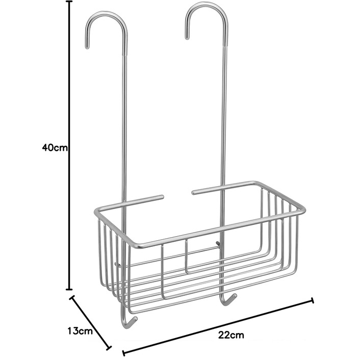 kowald ® Shower Caddy for Hanging on the Faucet - Stainless Steel - 100% Rustproof