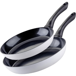 Набір сковорідок FACKELMANN Arcadalina, 3 шт., діаметр 20, 24, 28 см, з керамічним покриттям, індукційні, стійкі до +150°C