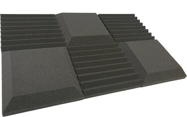 Акустичні шумопоглинаючі панелі Studio-Dämmplatten від Advanced Acoustics, пінополіуретан, 30.5 см, NRC 0.80 (1.48 кв.м), 16 шт.