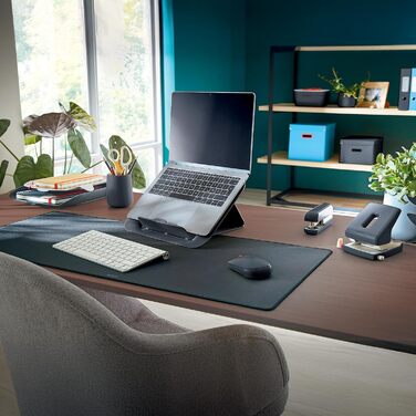 Leitz Великий килимок для миші для геймінгу, сірий, 100 x 40 см. Нековзне покриття, точне відстеження миші, легко миється. Підходить для офісу, дому та геймінгу.