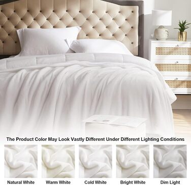 Плед з мікрофібри KMUSET, білий, 150x180 см, теплий та м'який