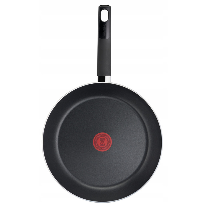 Сковорода Tefal Simplicity з кришкою, антипригарна, чорна, 24/28/30 см