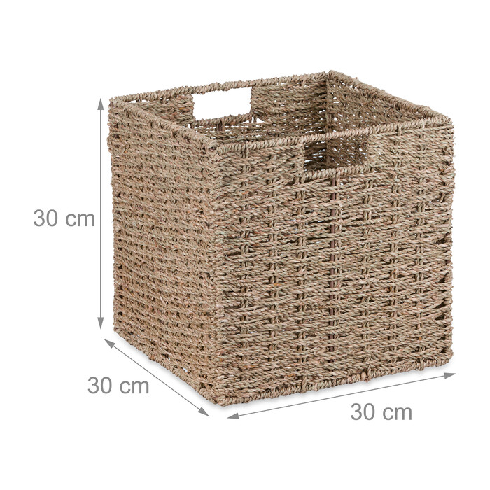 Woven Seagrass Storage Basket