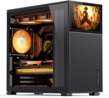 Корпус Jonsbo D41 MESH з сітчастою передньою панеллю, ATX, з загартованим склом, чорний