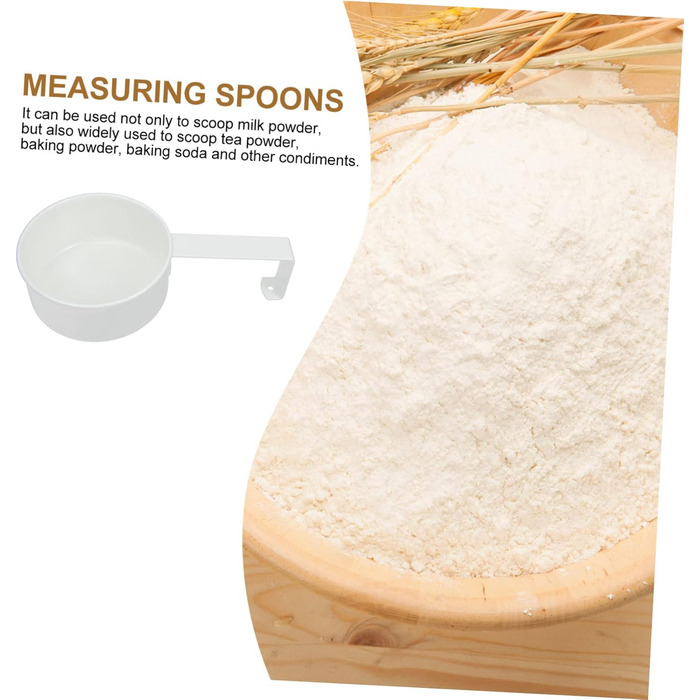 Amosfun 2-Piece Stainless Steel Measuring Spoons, Microwave-Safe, Dishwasher-Safe, Coffee Spoons, Measuring Cups, Newborn Supplies, Measuring Spoons for Household Use, Stainless Steel, 4 Pieces * 2