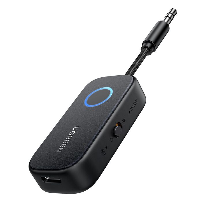 Bluetooth-ресивер UGREEN AptX 5.3 HiFi аудіо-адаптер для стереосистем та колонок