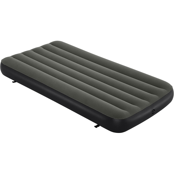 Надувний матрац Bestway TriTech Connect and Rest 3-в-1 | Міцний матеріал | Регульовані пряжки | 2 матраци в комплекті | Сірий колір | 188 x 99 x 25 см