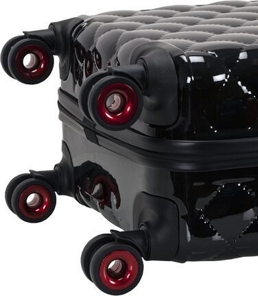 Набір валіз Rockland Quilt Hardside, розширюваний, 3 шт (20/24/28 дюймів), чорний