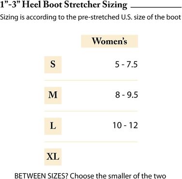 FootFitter Premium High Heel Boot Stretcher 2.5 cm – 7.6 cm – Professional Choice for High Heels and Boots