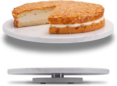 Rotating marble plate, round cake stand, cake plate, sausage plate, cheese plate, marble plate, serving platter with foot, serving dish, rotating tray, tiered cake stand, decoration tray, table decoration
