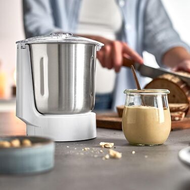 Springlane High-Performance Blender Hanno 2000W - 32,000 RPM, 4 Programs, Self-Cleaning, 2.5L BPA-Free Tritan Container, Stainless Steel & To-Go Bottle Included