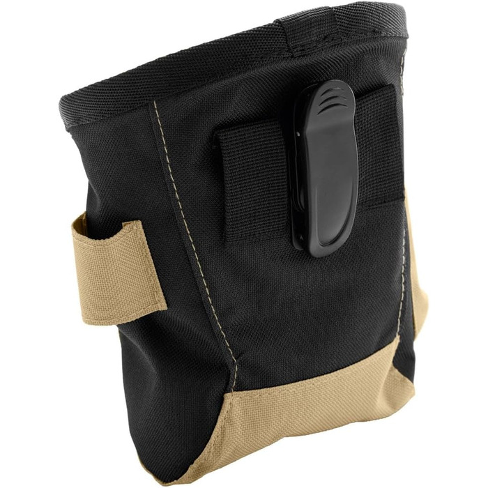 Сумка на пояс HUNTER Bugrino Standard, для корму та ласощів, чорно-бежева, L