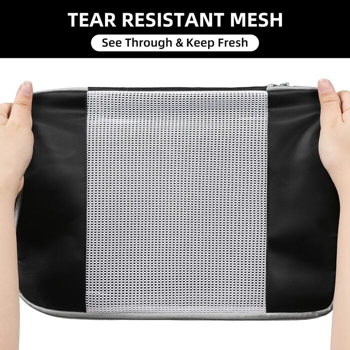 Набір органайзерів для подорожей BAGAIL (10 шт.) – Matcha Green. Організатори для валіз, ручної поклажі.