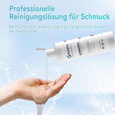 Ультразвукова очищувач для окулярів та ювелірних виробів, 350 мл, 46 кГц, білий
