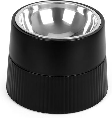 Станція годування Belle Vous для собак з висувними мисками, 400 мл, миска з нержавіючої сталі з антиковзним підставкою, велика/мала/середня собака/кіт