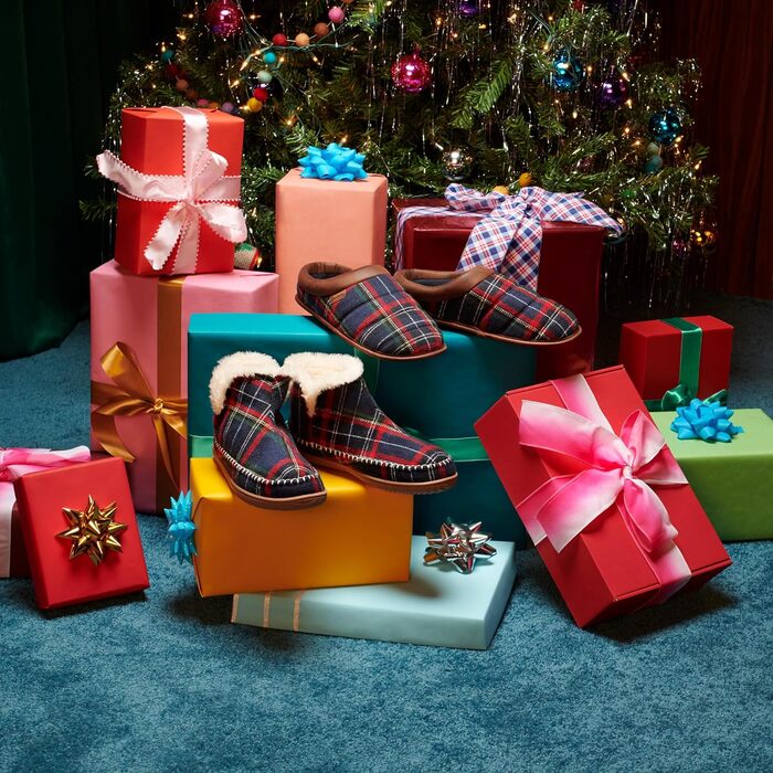 Dearfoams Чоловічі тапочки-клоги Asher з піною з пам'яті, чорні (42/43 EU)