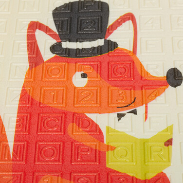 Relaxdays Foldable Play Mat Animals, Road, ABC