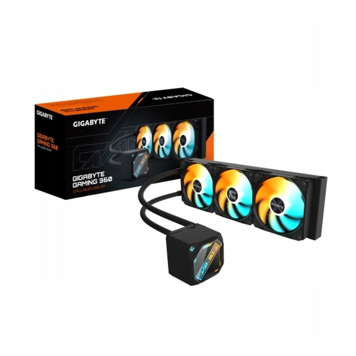 Рідинне охолодження процесора Gigabyte Gaming 360, чорне, 120мм, 4-pin