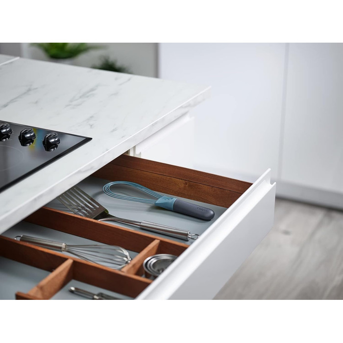 Міксер Joseph Joseph Twist 2-в-1: плоский та для збивання, силіконовий, блакитний, для антипригарного посуду