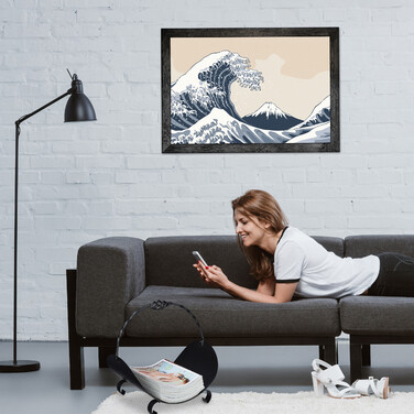 Кошик для дров Relaxdays металевий чорний