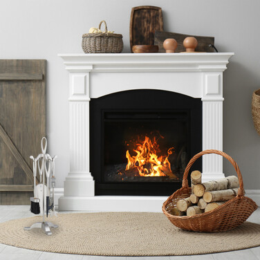 Relaxdays 5-Piece Fireplace Set