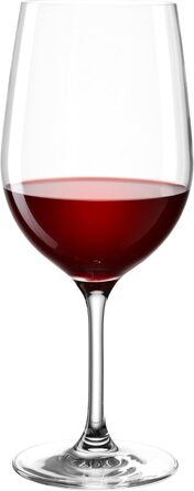 Leonardo Ciao+ Red Wine Glasses, Set of 6, Red Wine Goblets with Drawn Stem, Dishwasher-Safe Wine Glasses, Height 22.5 cm, 610 ml, 061449