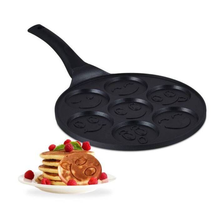 Relaxdays Pancake Pan with Faces