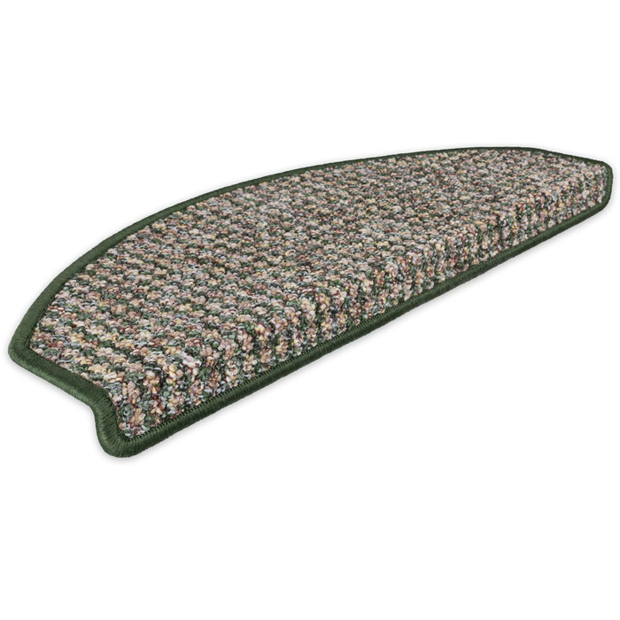 Сходинкові килимки Kettelservice-Metzker Gera Halbrund (15 шт.) - набір для сходів, зелені