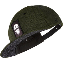 Кепка Snapback Nebelkind для чоловіків та жінок, унісекс, регульований розмір, трендовий streetwear стиль, оливковий колір