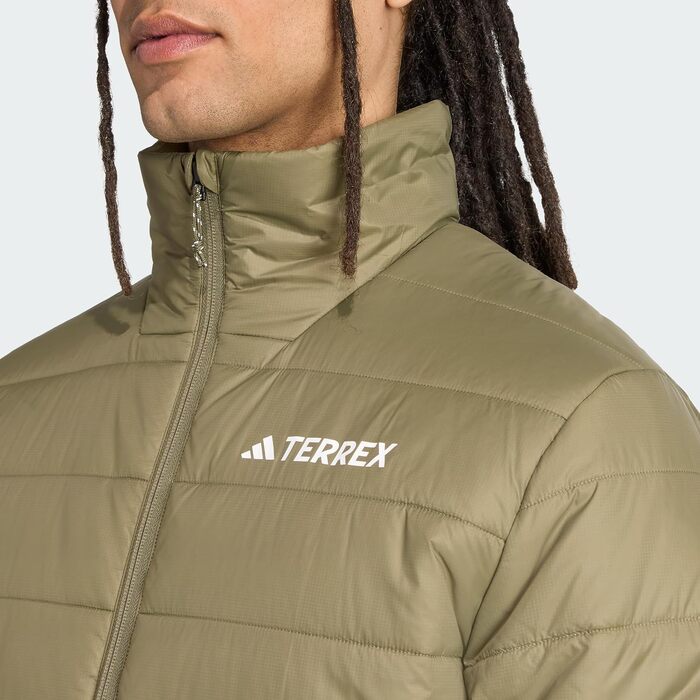 Чоловіча утеплена куртка adidas Terrex Multi Essentials Isolation, Olive Strata