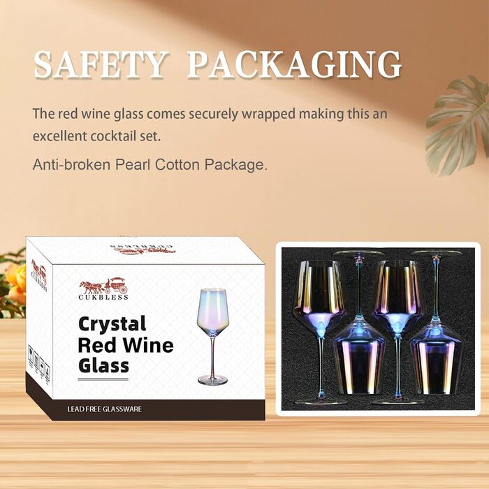 Набір келихів для шампанського CUKBLESS (6 шт.) - келихи-купе, ручної виготовлення, вінтажний дизайн, рифлена поверхня, 200 мл. Ідеально для Маргарити, віскі, десертів.