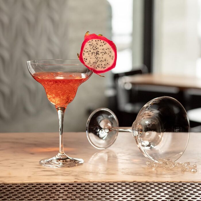 Krosno Margarita Glasses | Set of 6 | 270 ML | MIXOLOGY Collection | Perfect for Home, Restaurants, and Parties | Dishwasher Safe