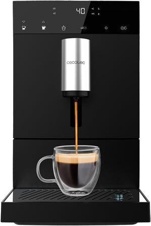 Автоматична кавомашина Cecotec Cremmaet Compact 1350 Вт, 19 бар, термоблок, з млином, резервуар 1,1 л, автоочищення